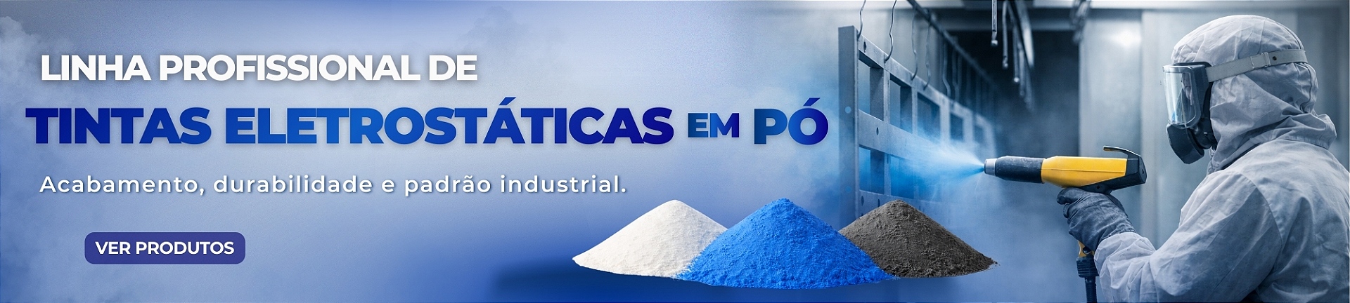 Tinta Eletrostática em Pó - Linha Profissional