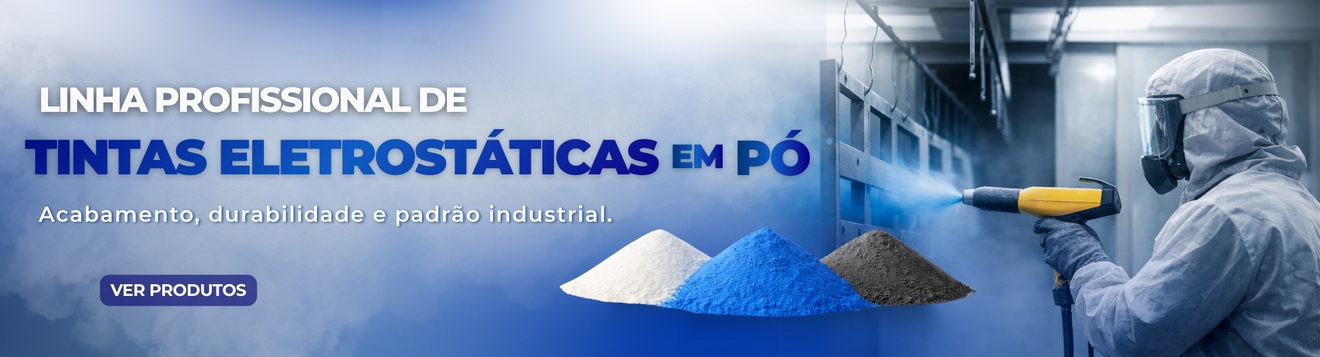 Tinta Eletrostática em Pó - Linha Profissional