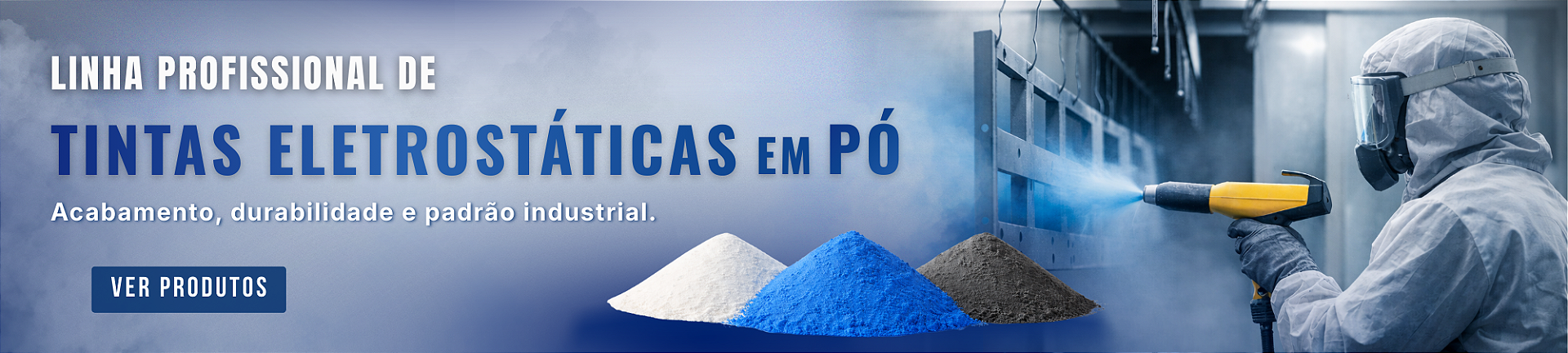 Tinta Eletrostática em Pó - Linha Profissional
