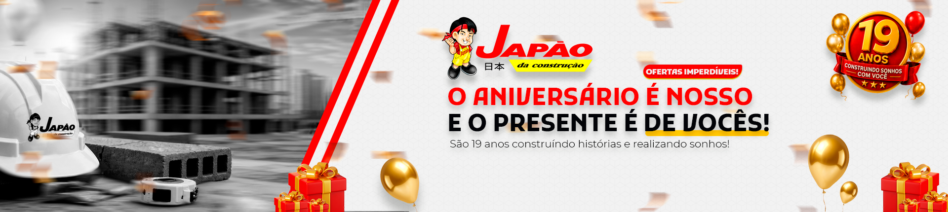 Aniversário 19 Anos Banner