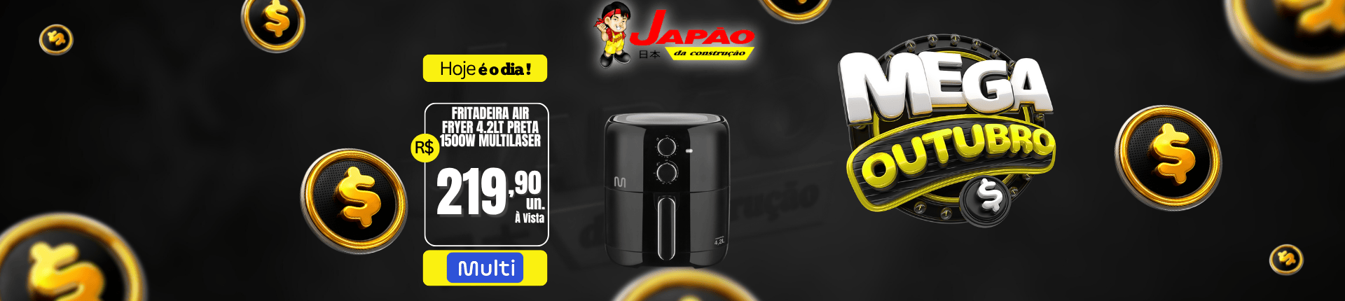 Promoção Outubro Fritadeira