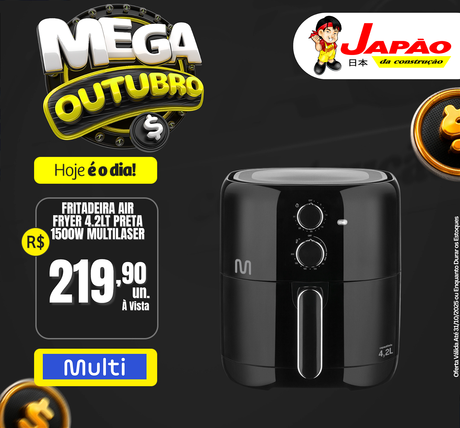 Promoção Outubro Fritadeira mobile