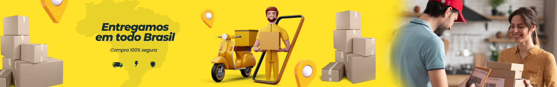 Entrega em todo Brasil