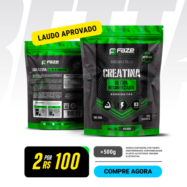 Banner - Creatina Faze R$99 mobile