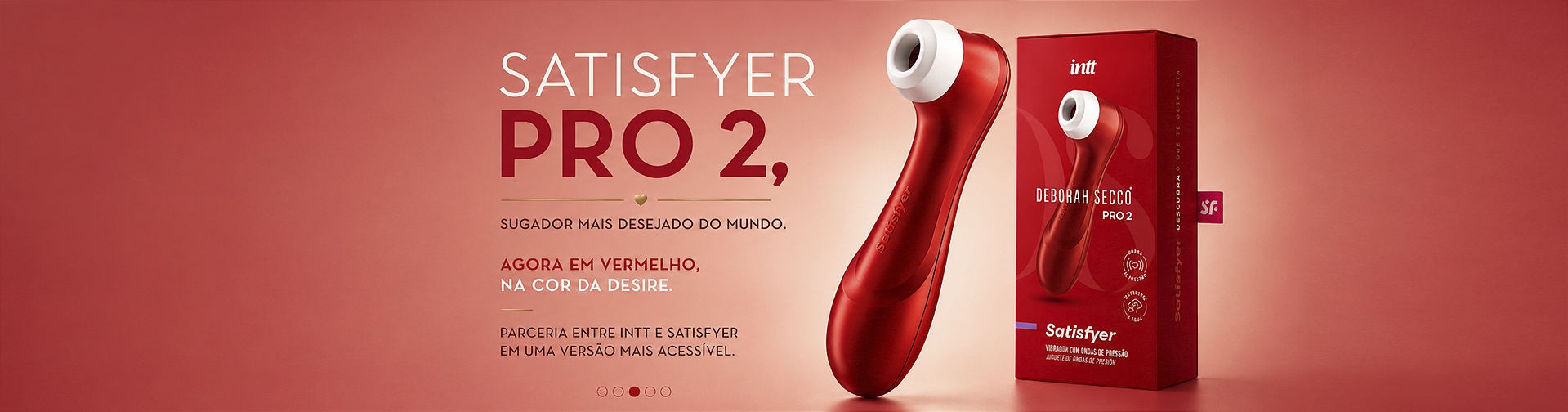 satisfyer vermelho
