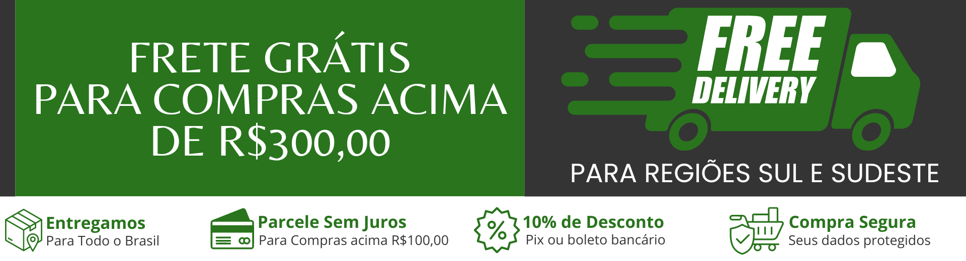 Banner Frete grátis