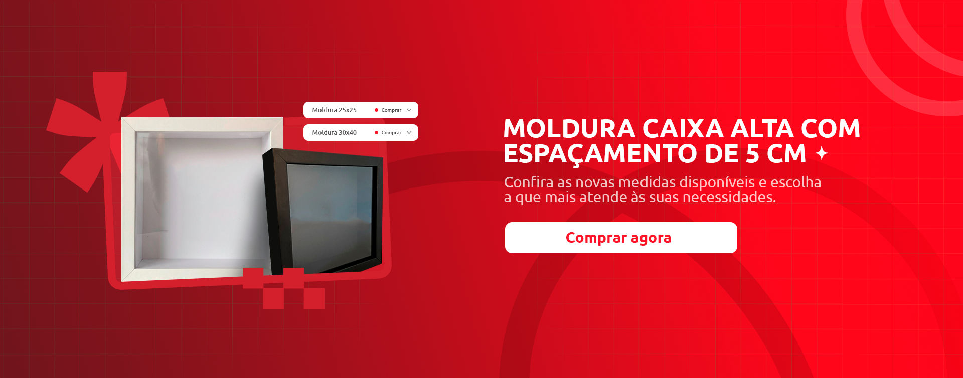 Molduras Quadro Caixa Alta