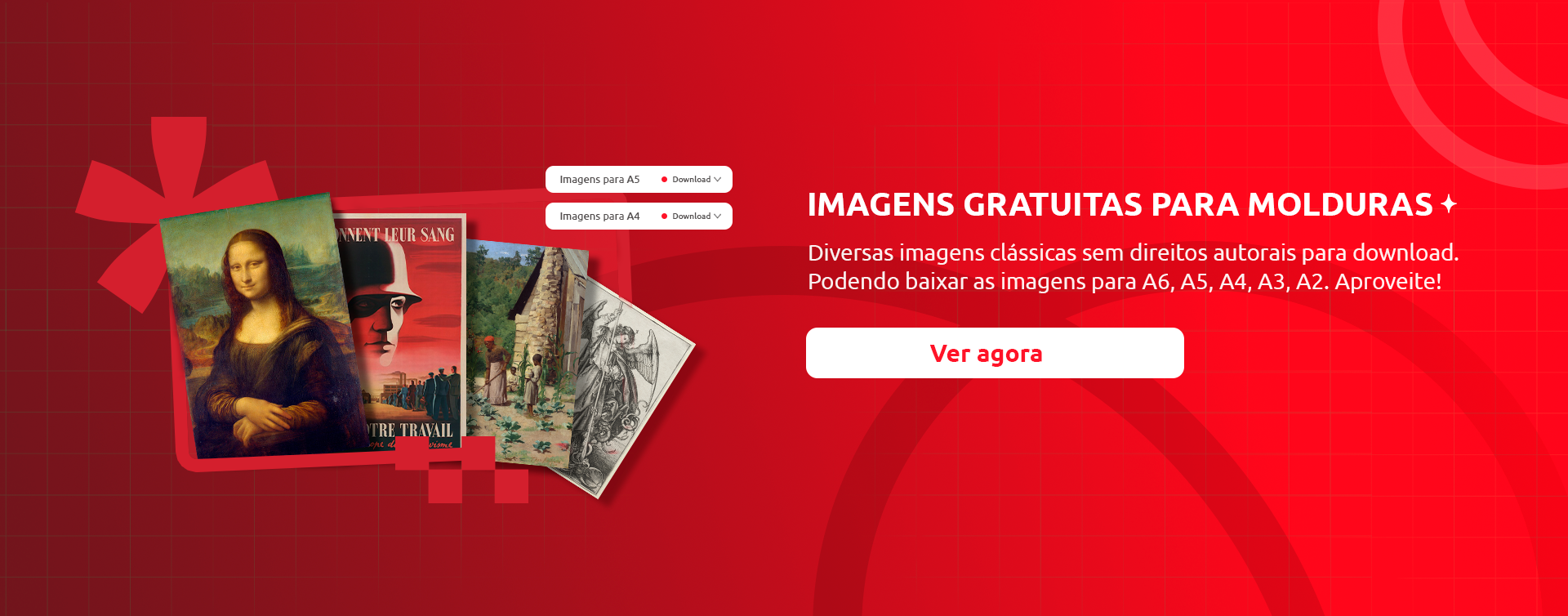 Imagens para molduras