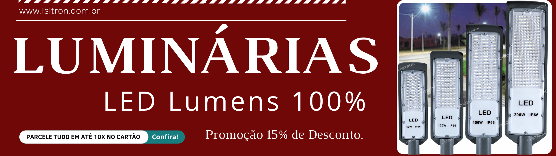luminárias publica led fator 100% @desktop