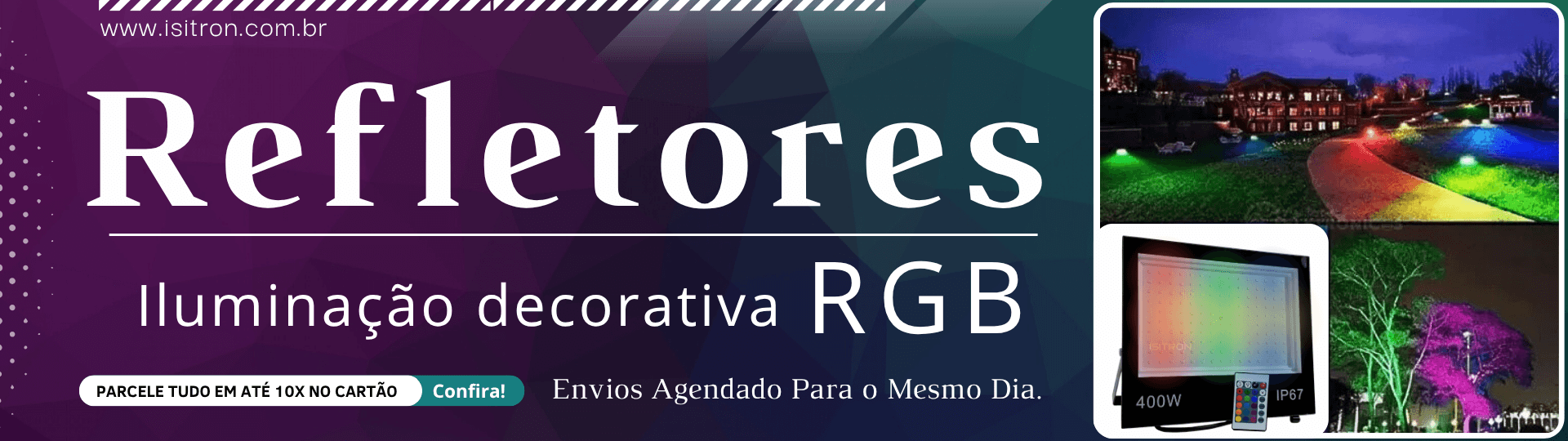 Refletores led RGB @desktop