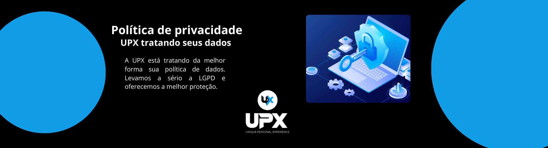 Banner - política de privacidade