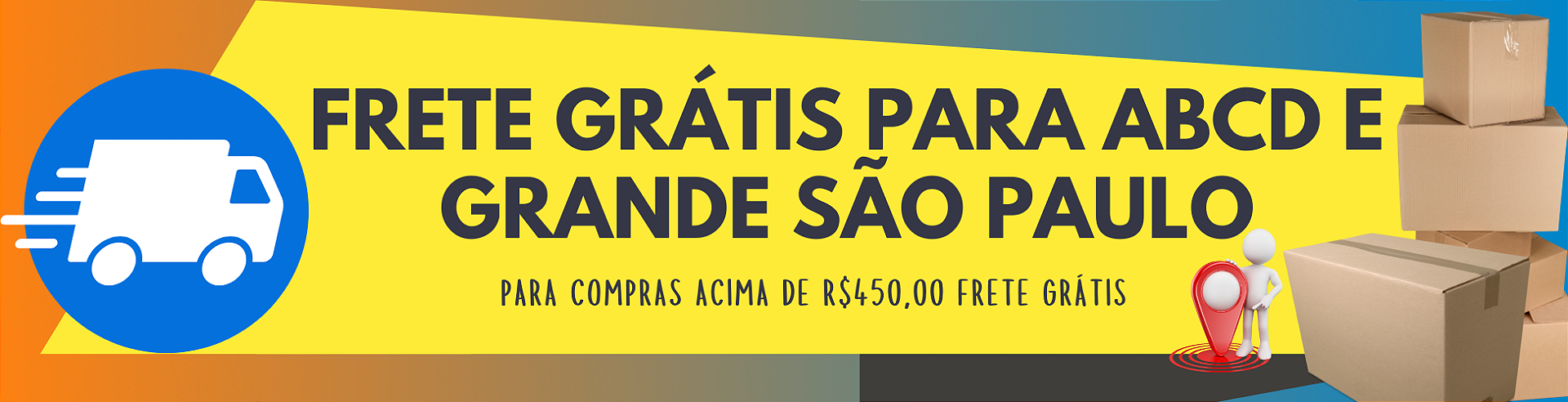 FRETE gratis ABC E SAO PAULO