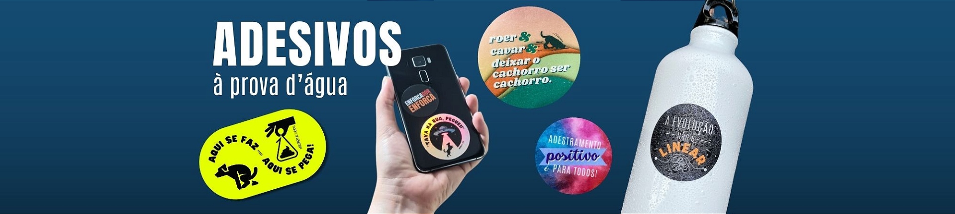 Adesivos à prova d'água
