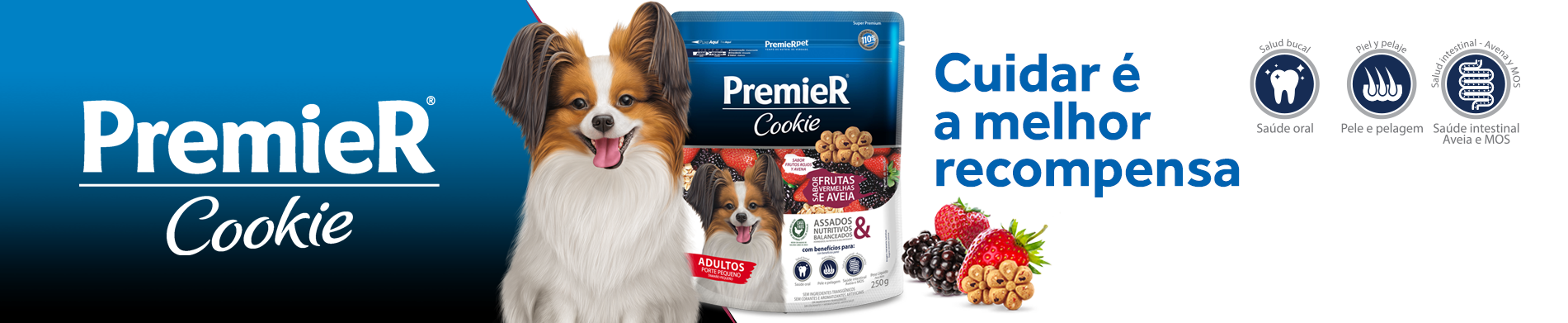 PremieR Cookie Porte Pequeno Frutas vermelhas Adultos