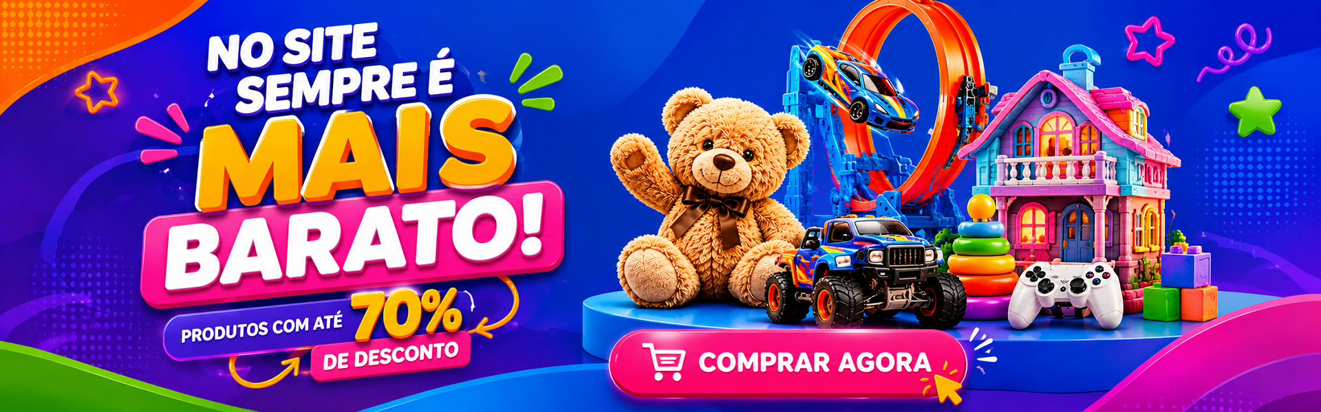 BANNER NO SITE É MAIS BARATO