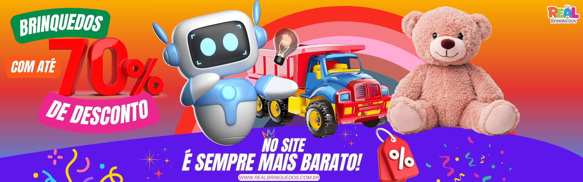 BANNER NO SITE É MAIS BARATO