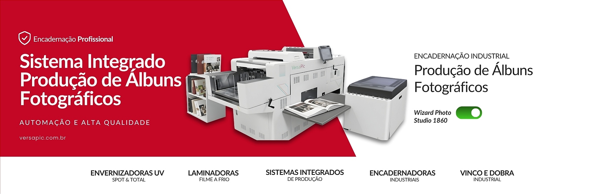 Produção Álbuns Fotográficos Wizard