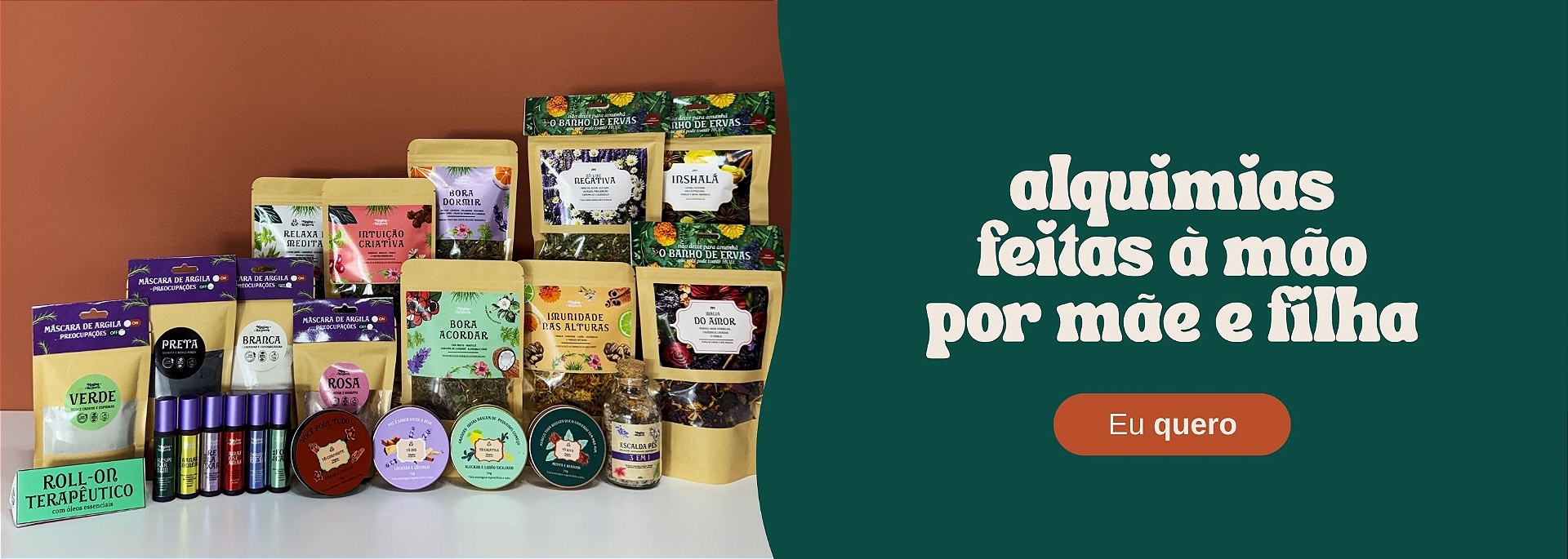 alquimias feitas a mão
