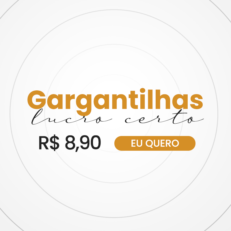 Gargantilhas R$ 8,90 - Mobile