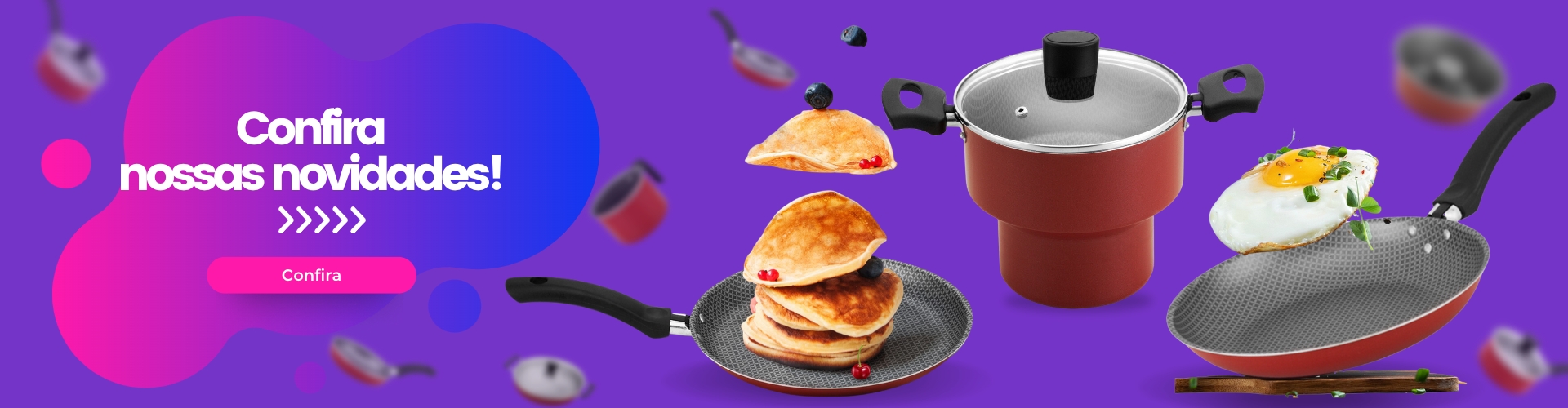 Banner Roxo com Efeito