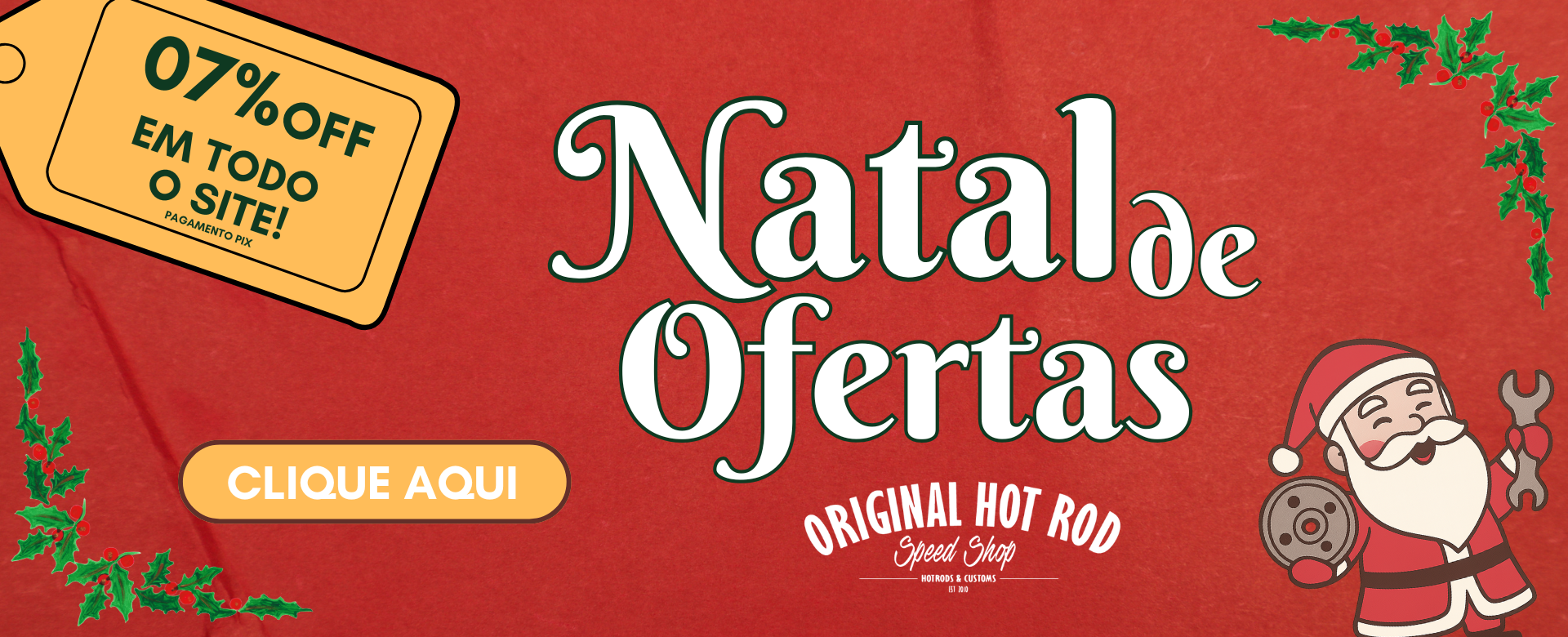 banner natal pagamento pix