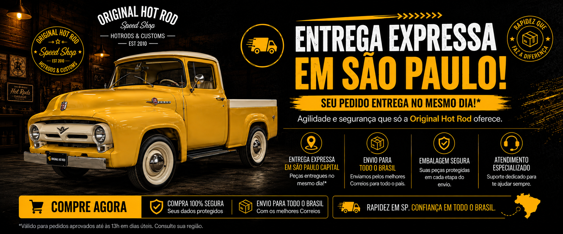 Banner entrega brasil