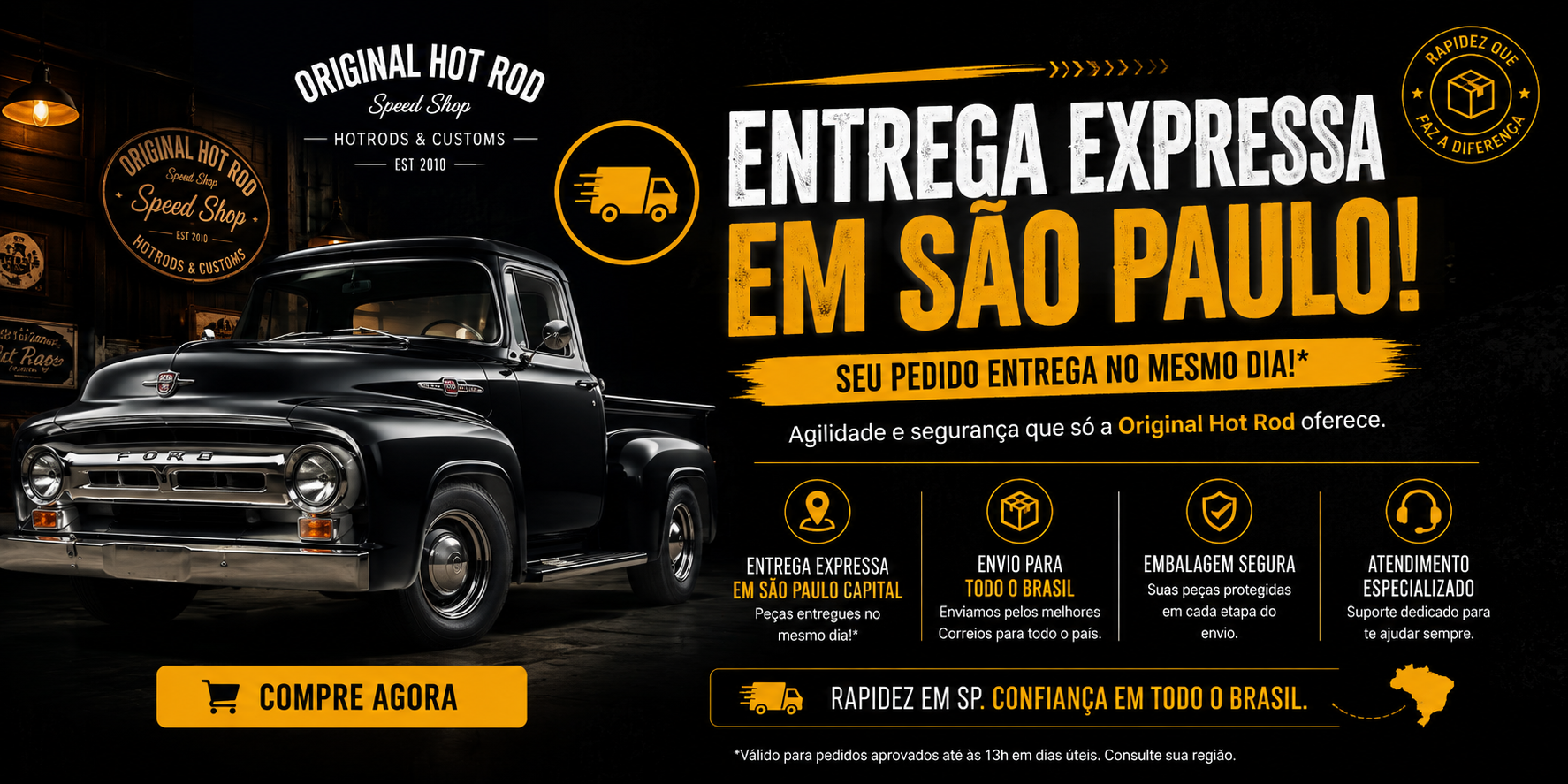Banner entrega brasil