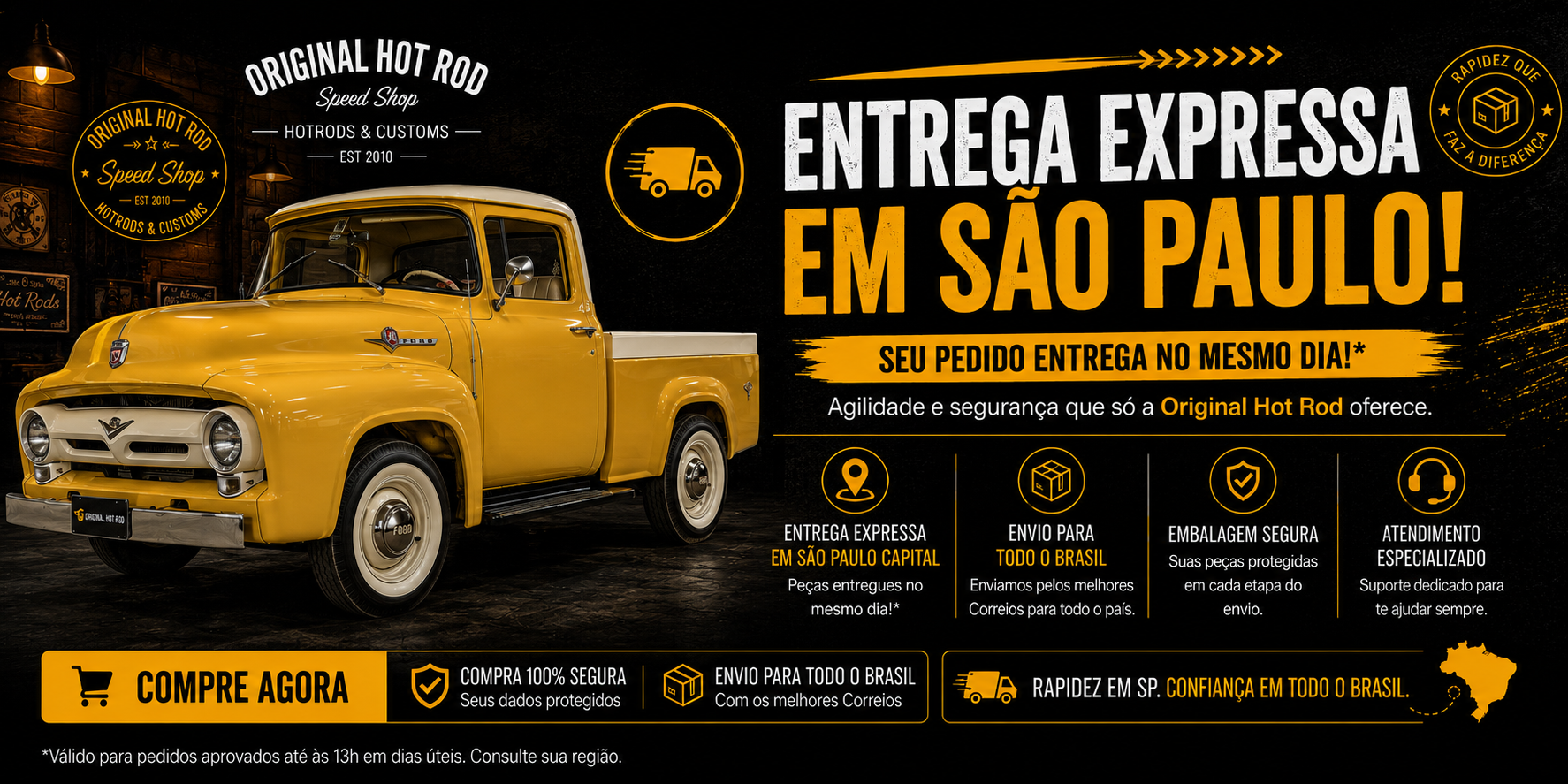 Banner entrega brasil