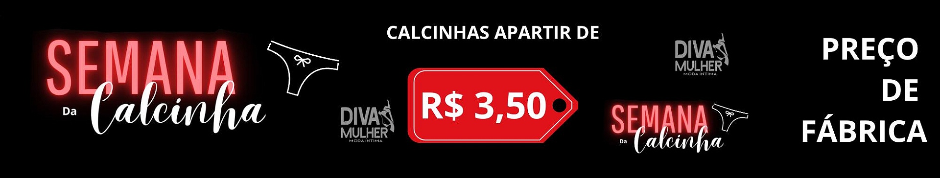 semana da calcinha