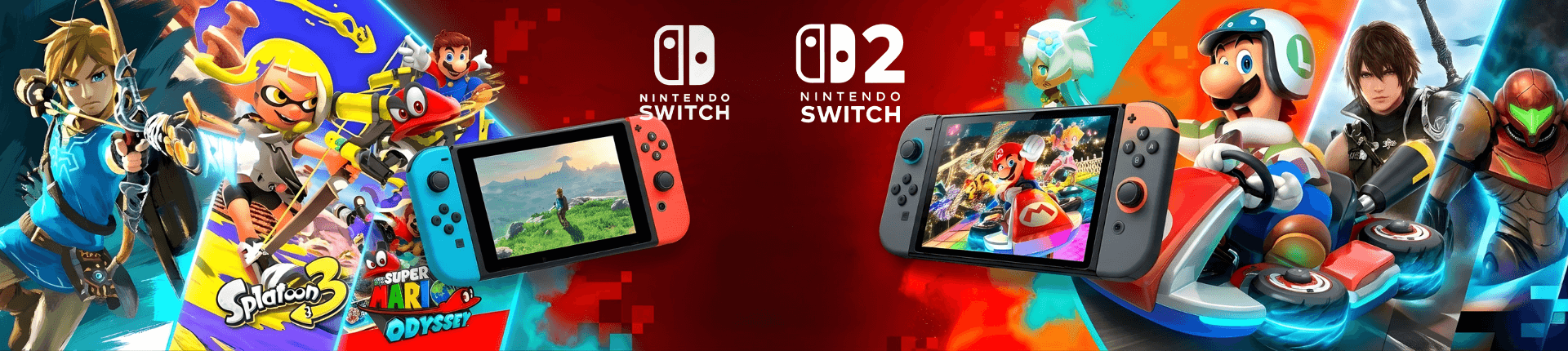 Nintendo switch 1 e 2