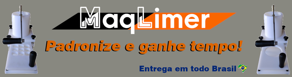 Prensa modeladora e dosadora manual de hambúrguer e pão de queijo.