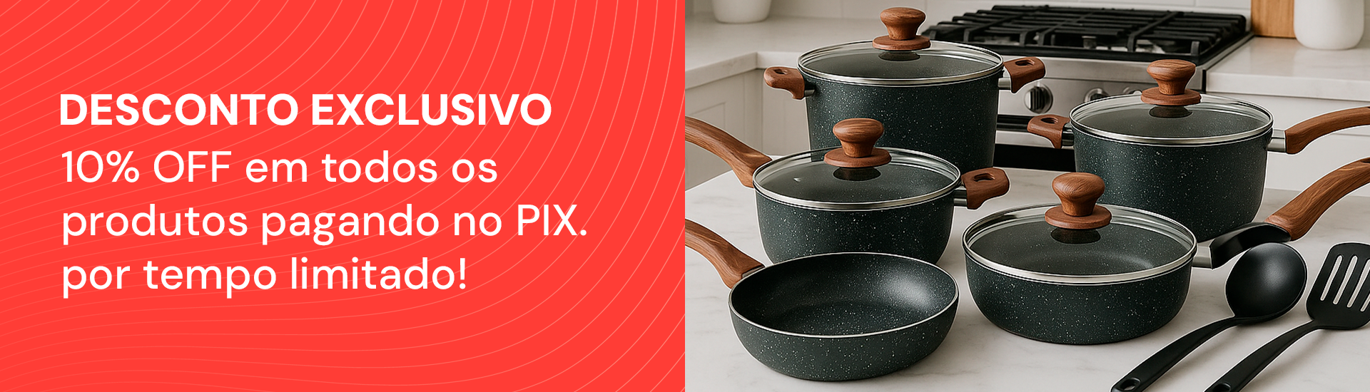 DESCONTO EXCLUSIVO | 10% OFF pelo PIX!
