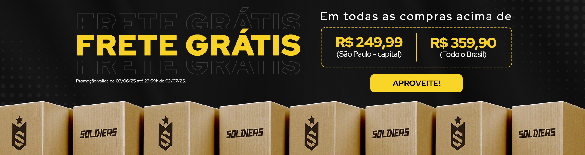 Frete grátis 249,99 -359,90