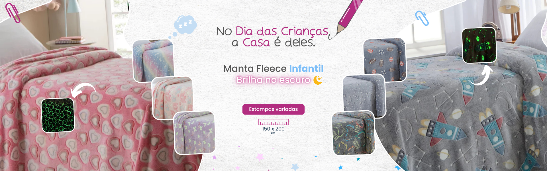 Brilha no escuro - Dia das Crianças