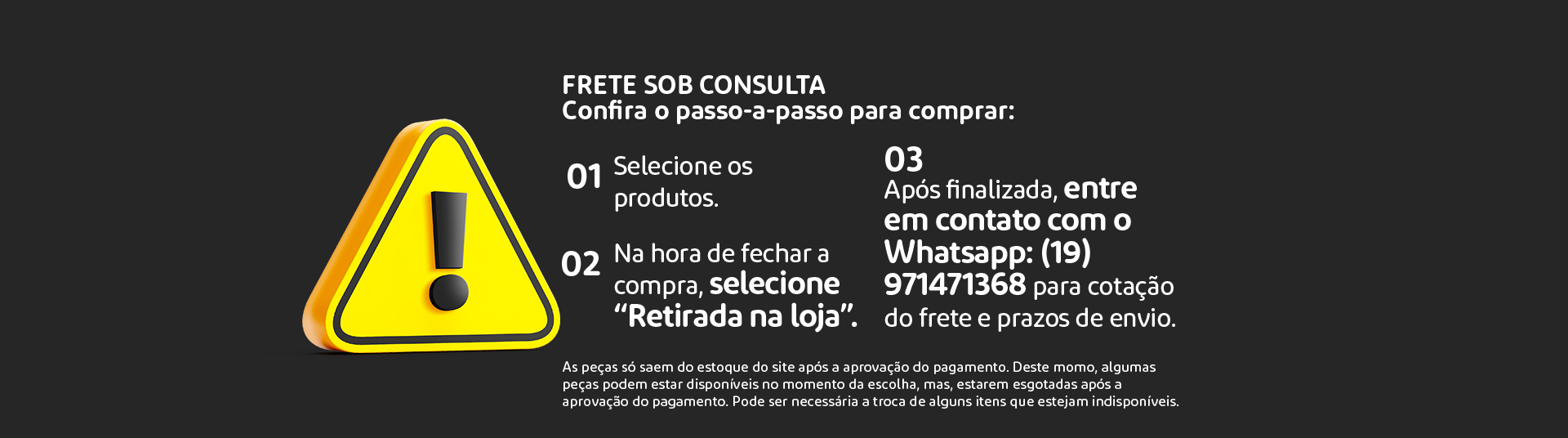 FRETE SOB CONSULTA