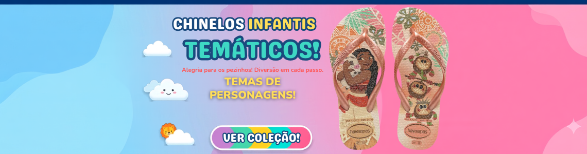 banner chinelo temático