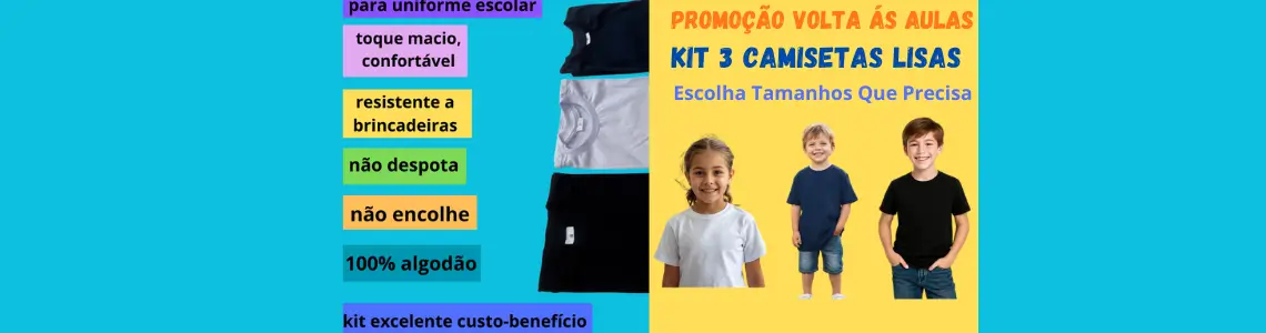 banner camisetas lisas