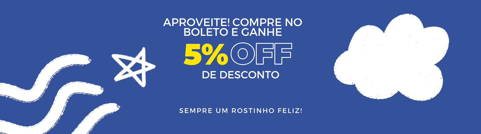 5% DE DESCONTO