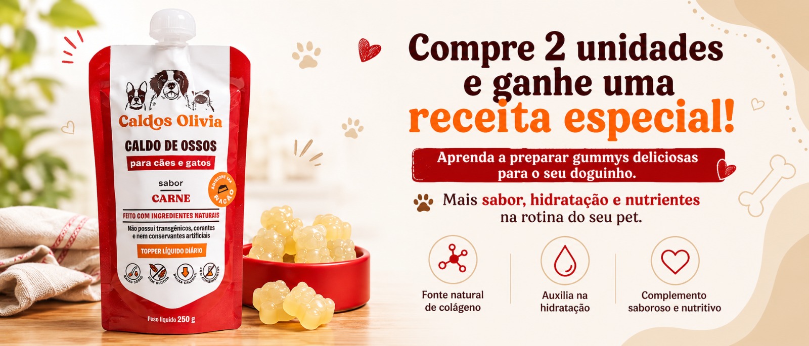 Promo caldo de ossos olivia