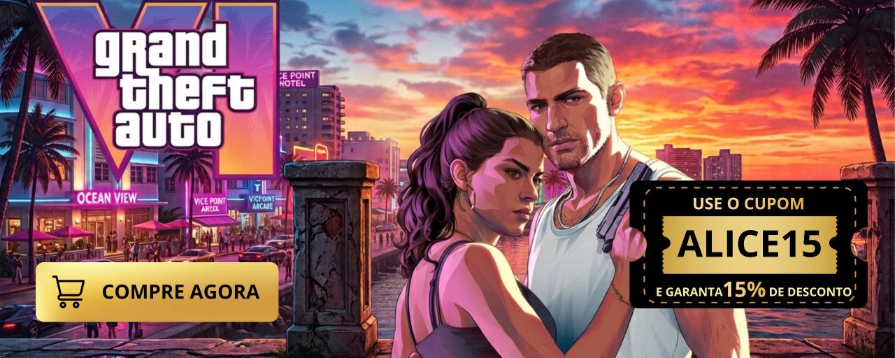 GTA 6 Ps5 Mídia Digital PS5