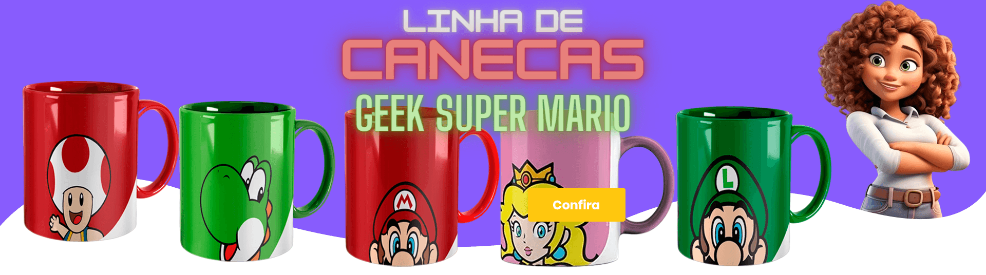 Canecas Super Mario