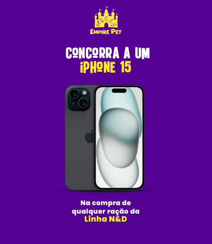 [mobile] Compre N&D Farmina e Concorra a 1 iPhone 15