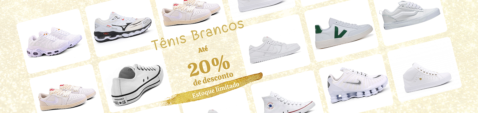 Tênis Brancos promoção