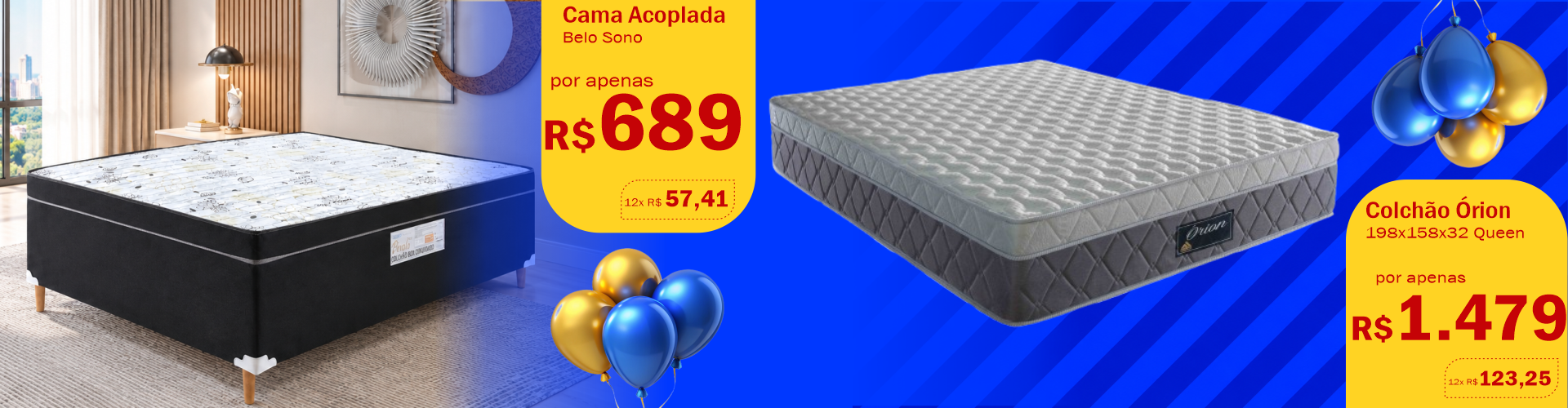 colchão - aniversário 2026