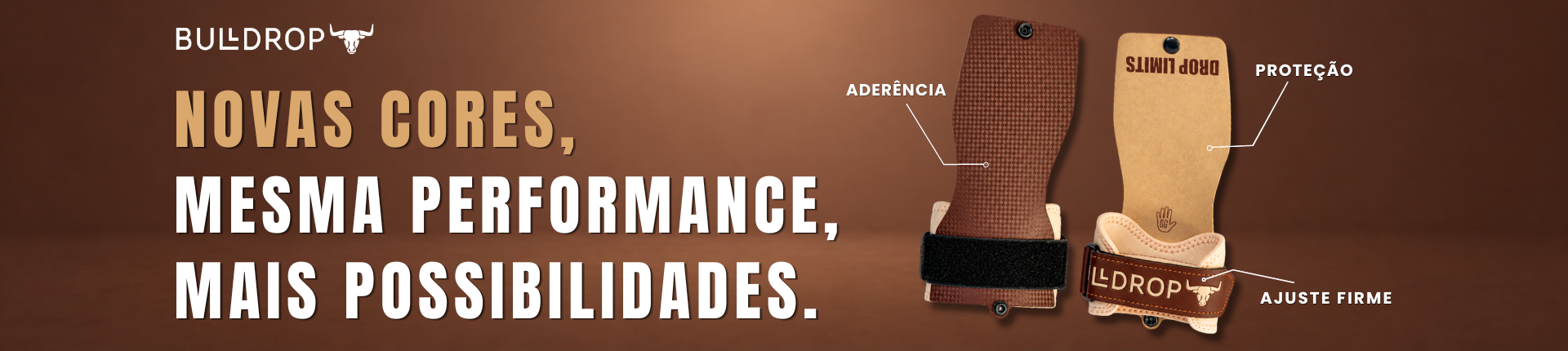 Banner Lançamento Grip Marrom