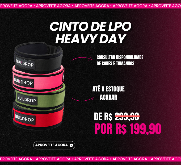 Banner promo cinto heavy day mobile