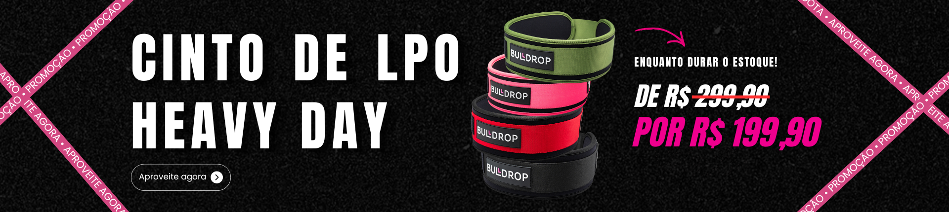 Banner promo cinto heavy day