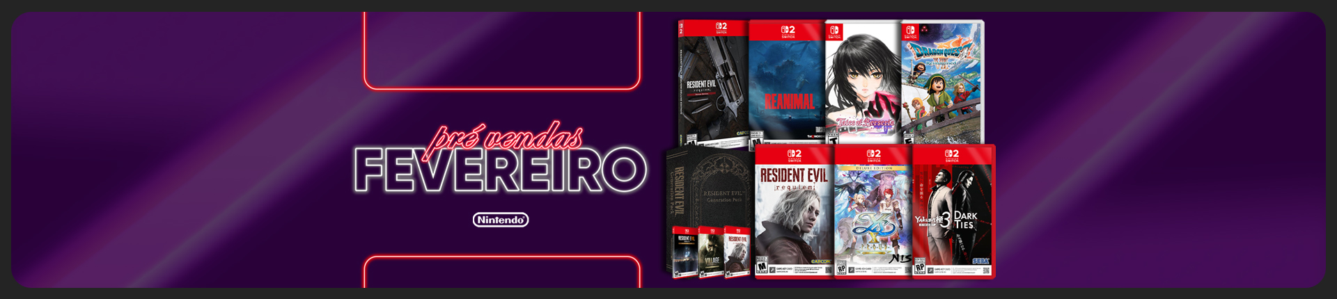 Full Banner Nintendo Fevereiro 2026