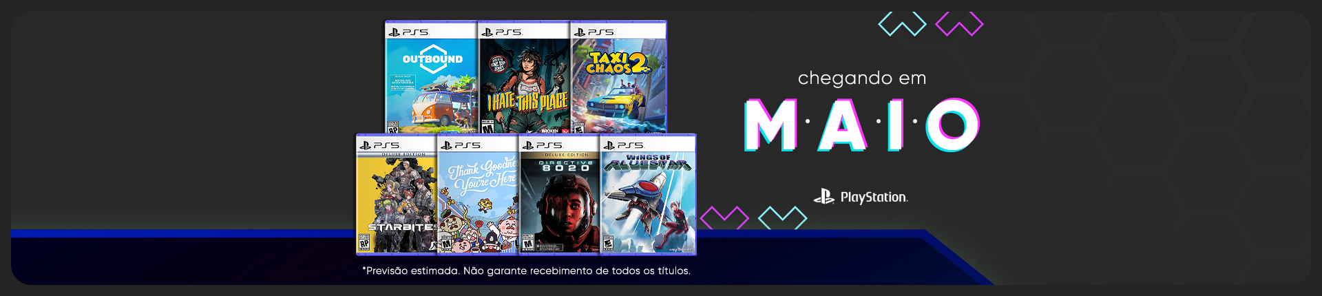 Full Banner Maio 2026 Playstation