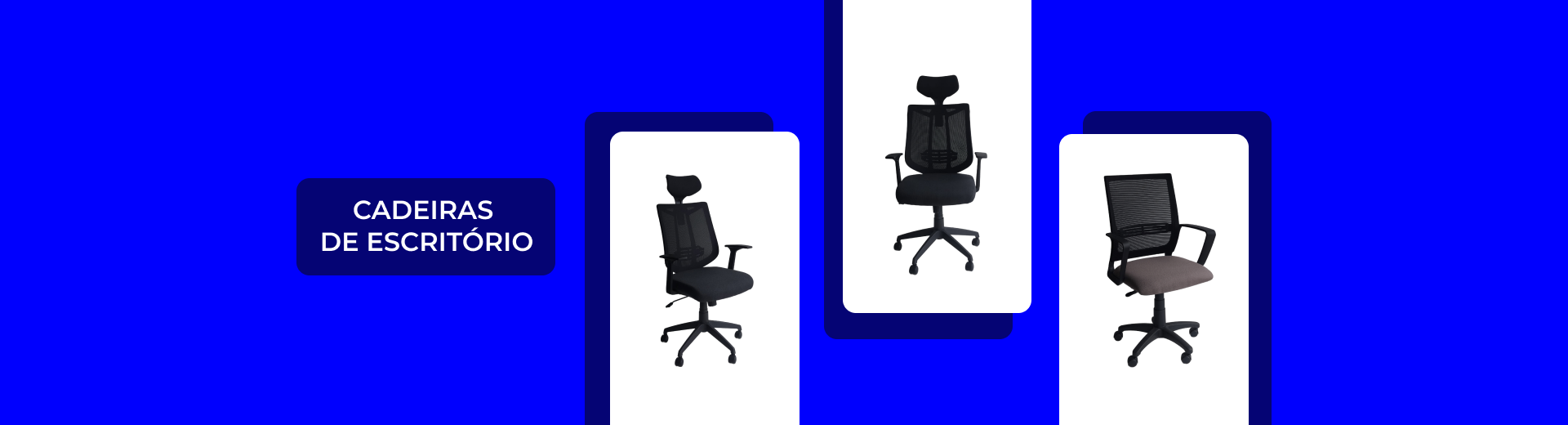 Cadeiras de Escritório - Full Banner Home - Página Inicial